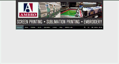 Desktop Screenshot of ambromanufacturing.com